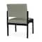 Lesro Lenox Armless Guest Chair, 22.5 in W 24.5 in L 32 in H LS1102 - alternate 2
